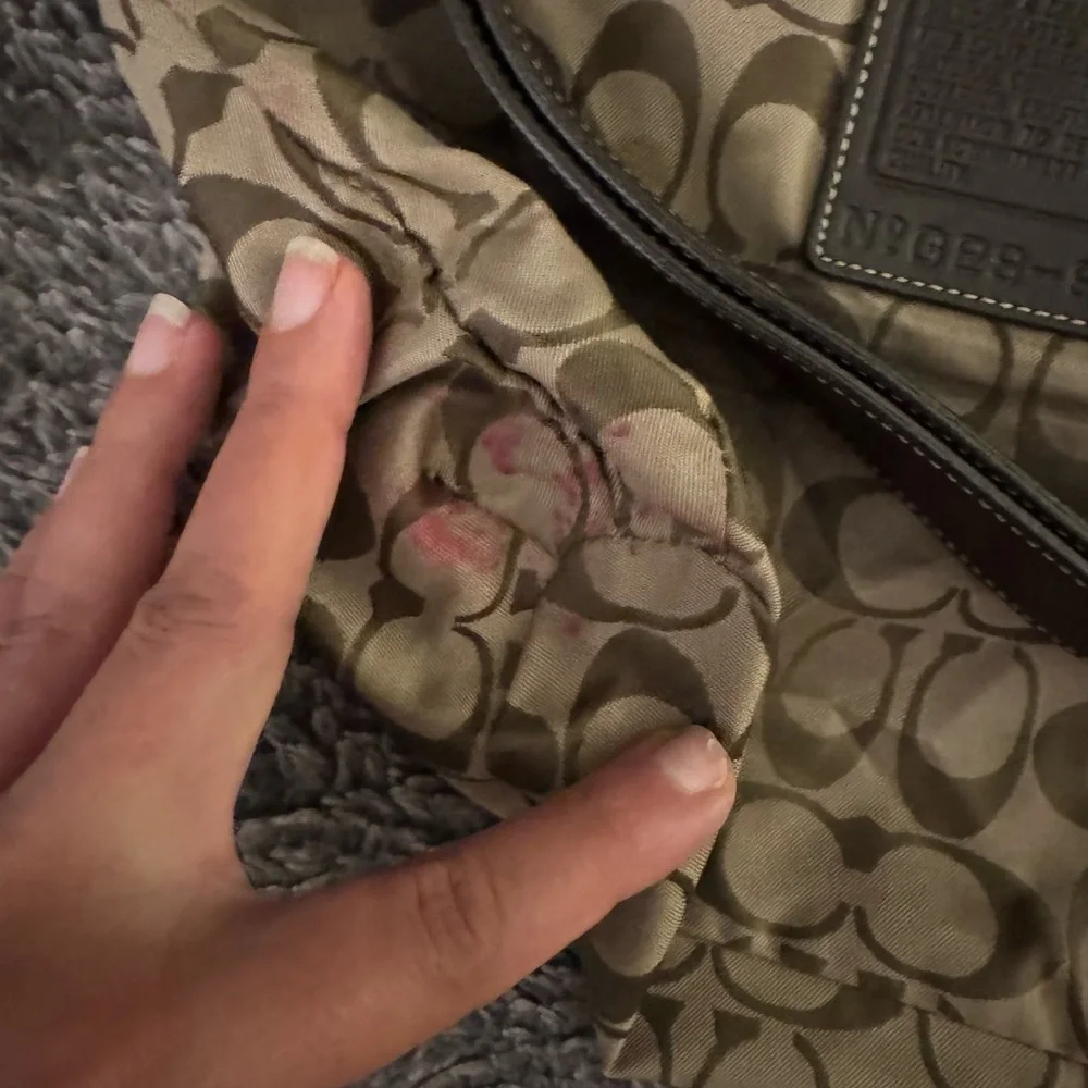 COACH Vintage Legacy Suede Hobo Bag